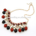 New summer crystal pearl bohemian necklace